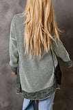 Women’s Long Plaid Knitted Open Front Cardigan | Zarnesh
