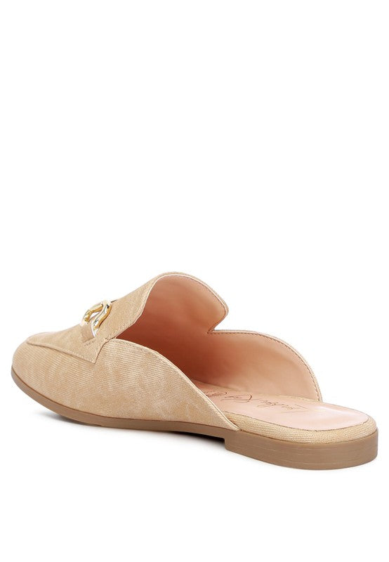 Women's Horsebit Slip On Mules | Zarnesh