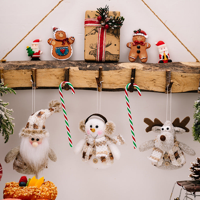 Santa Snowman Reindeer Hanging Ornament | Zarnesh