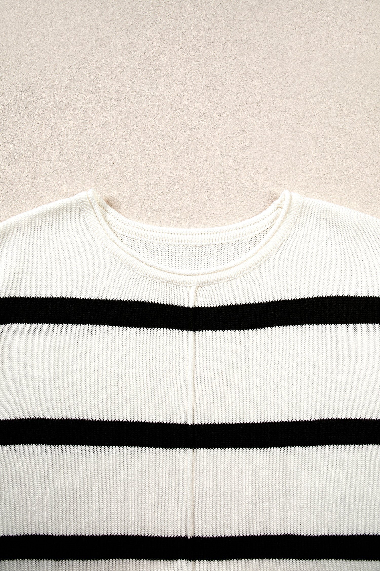 Striped Western Short Sleeve Knit Sweater | Zarnesh