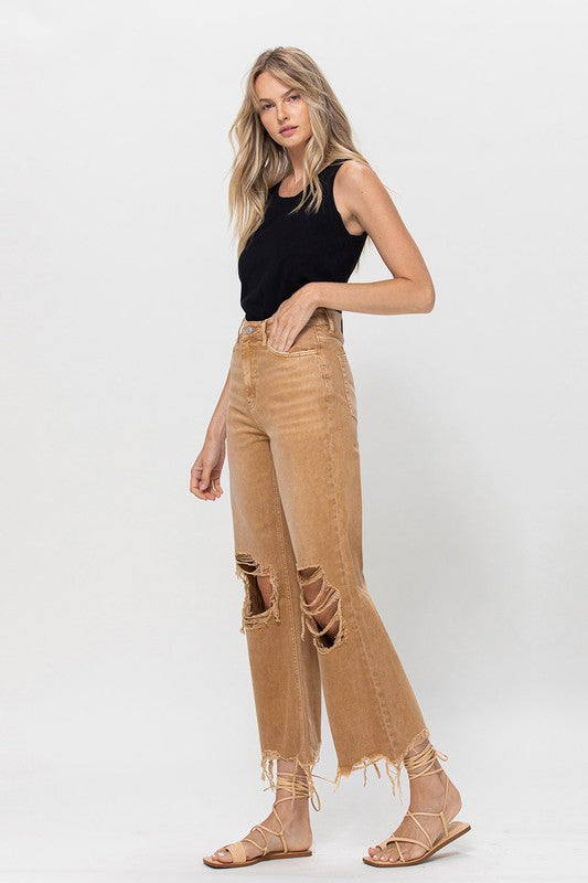 Women's 90's Vintage Crop Flare | Zarnesh