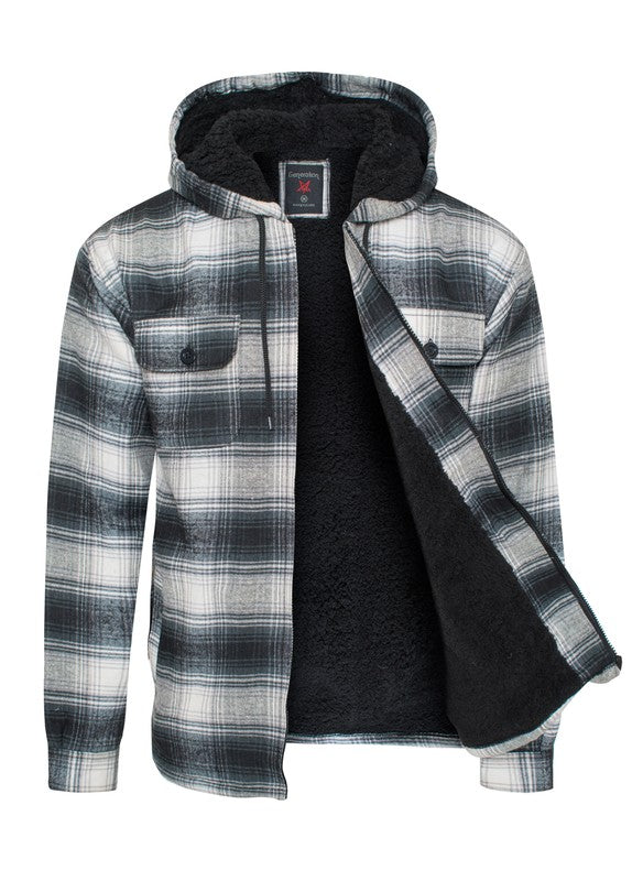 Men’s Flannel Sherpa Lining Jacket | Zarnesh