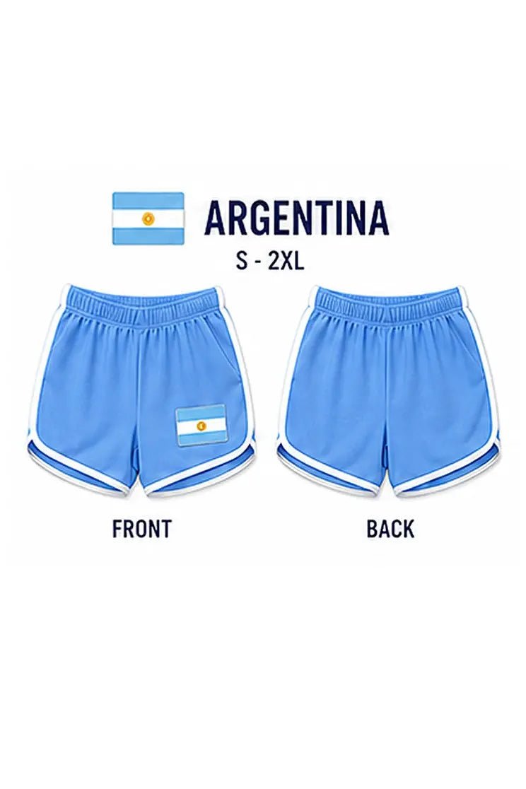 Cotton World Cup Country Flag Dolphin Shorts | Zarnesh