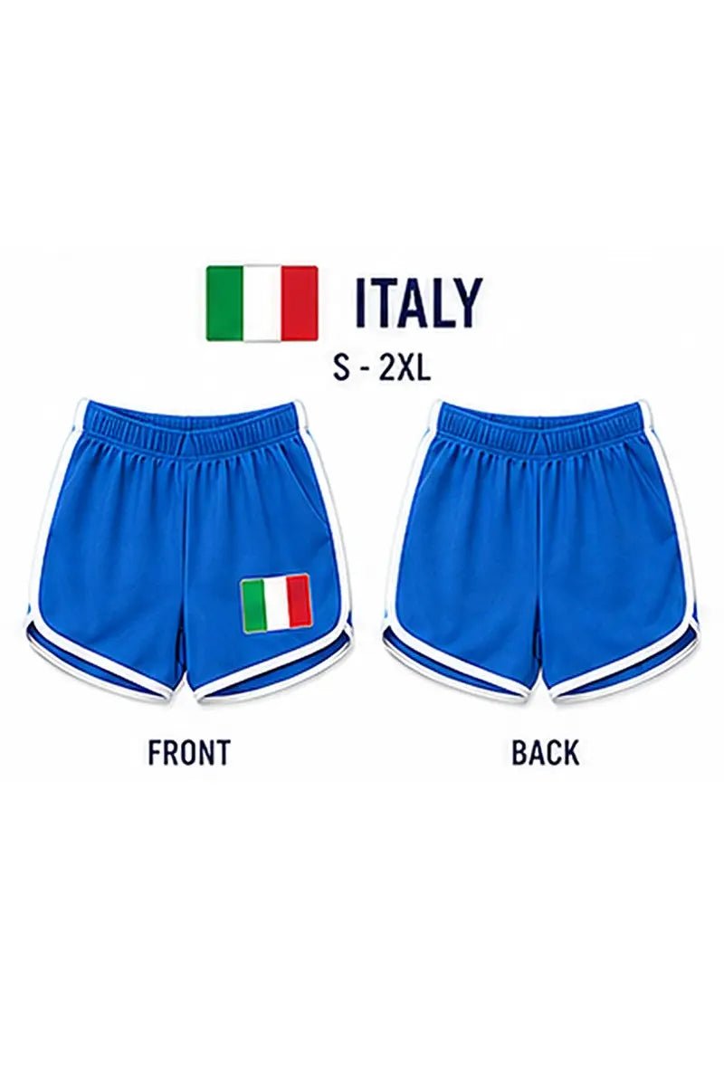 Cotton World Cup Country Flag Dolphin Shorts | Zarnesh