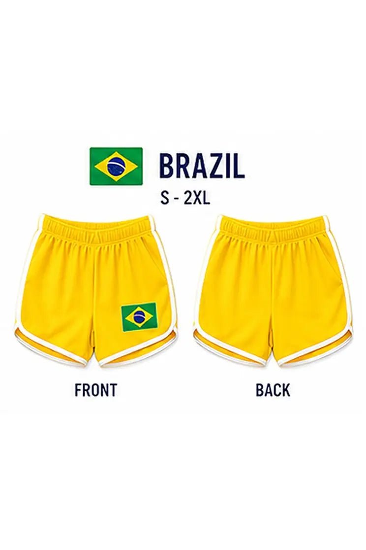 Cotton World Cup Country Flag Dolphin Shorts | Zarnesh