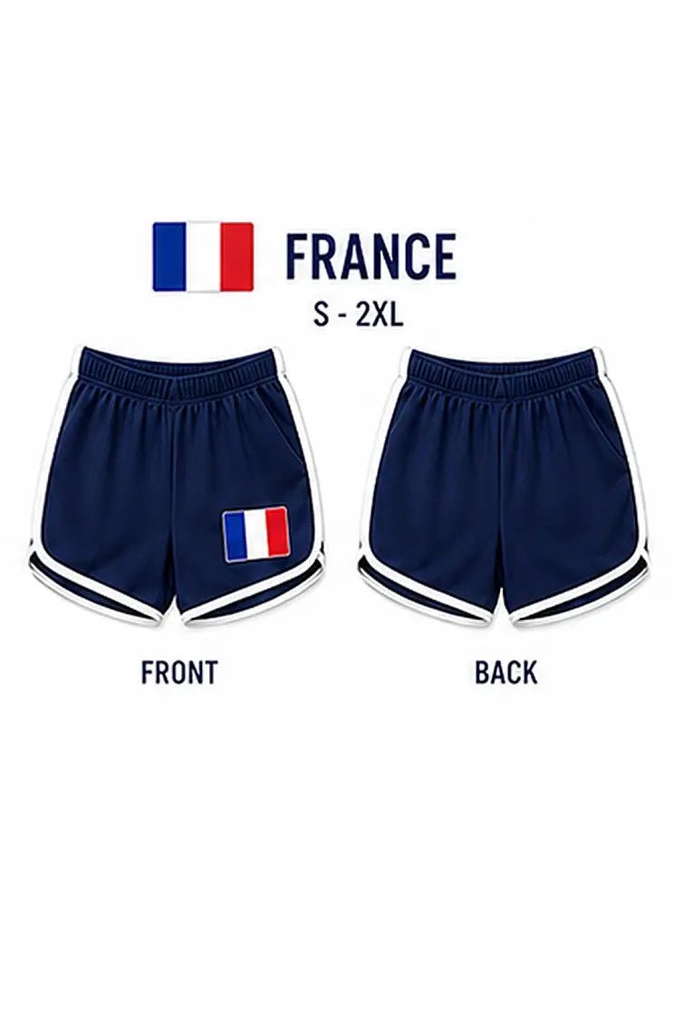 Cotton World Cup Country Flag Dolphin Shorts | Zarnesh