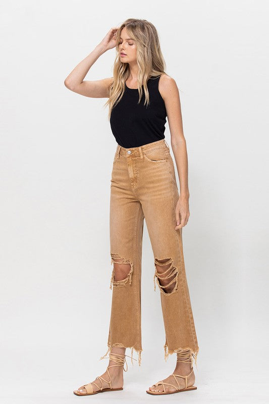 Women's 90's Vintage Crop Flare | Zarnesh