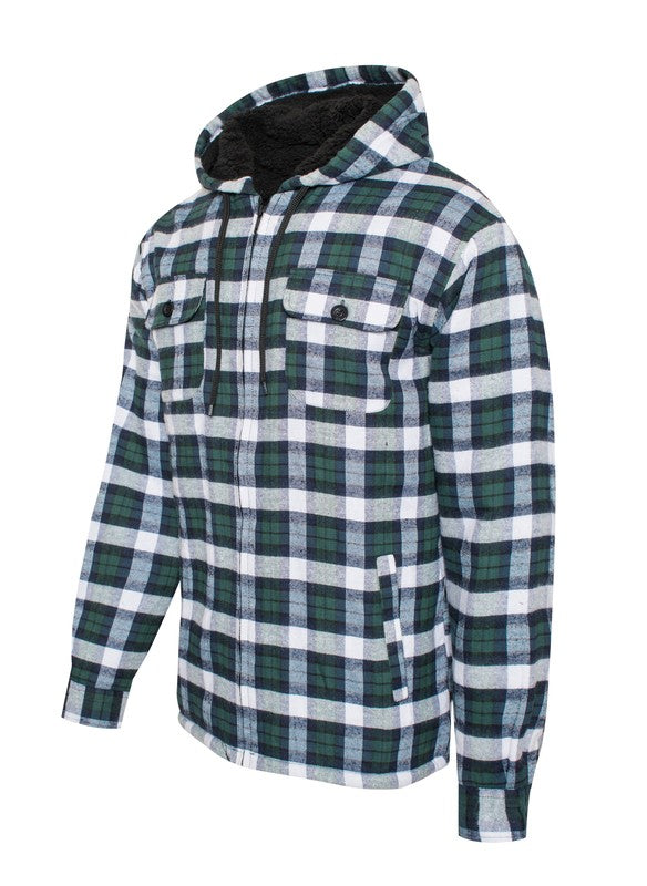 Men’s Flannel Sherpa Lining Jacket | Zarnesh