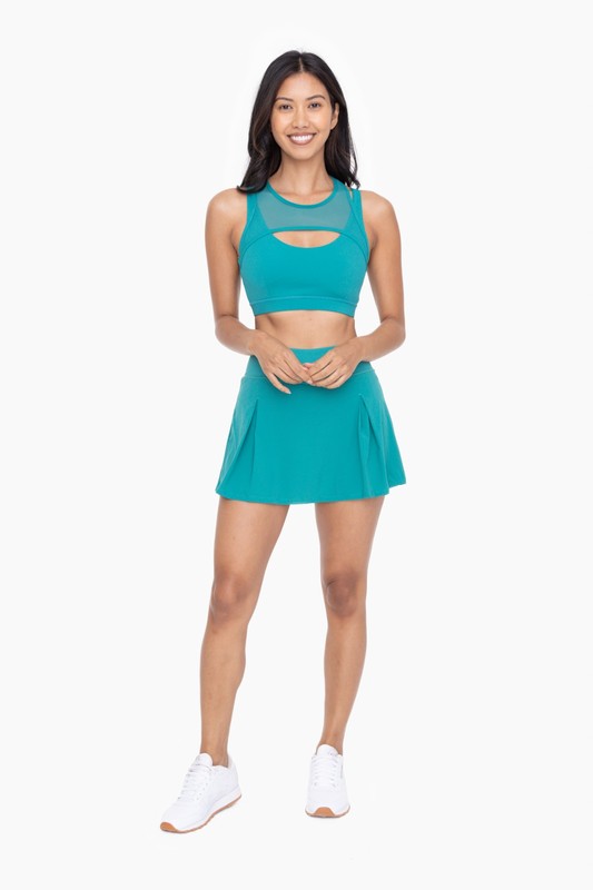 Women's Two Pleat Active Tennis Skort | Zarnesh