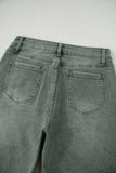 Denim Karla Edge Distressed Wide Leg Jeans | Zarnesh