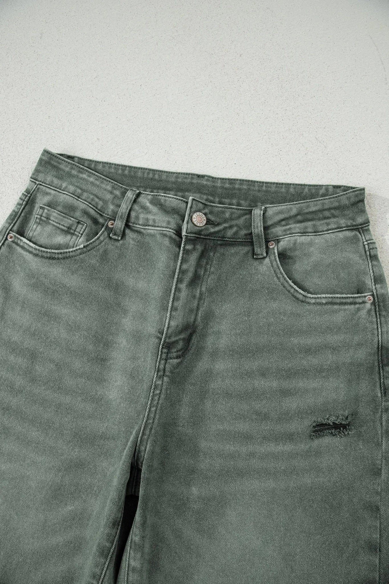 Denim Karla Edge Distressed Wide Leg Jeans | Zarnesh
