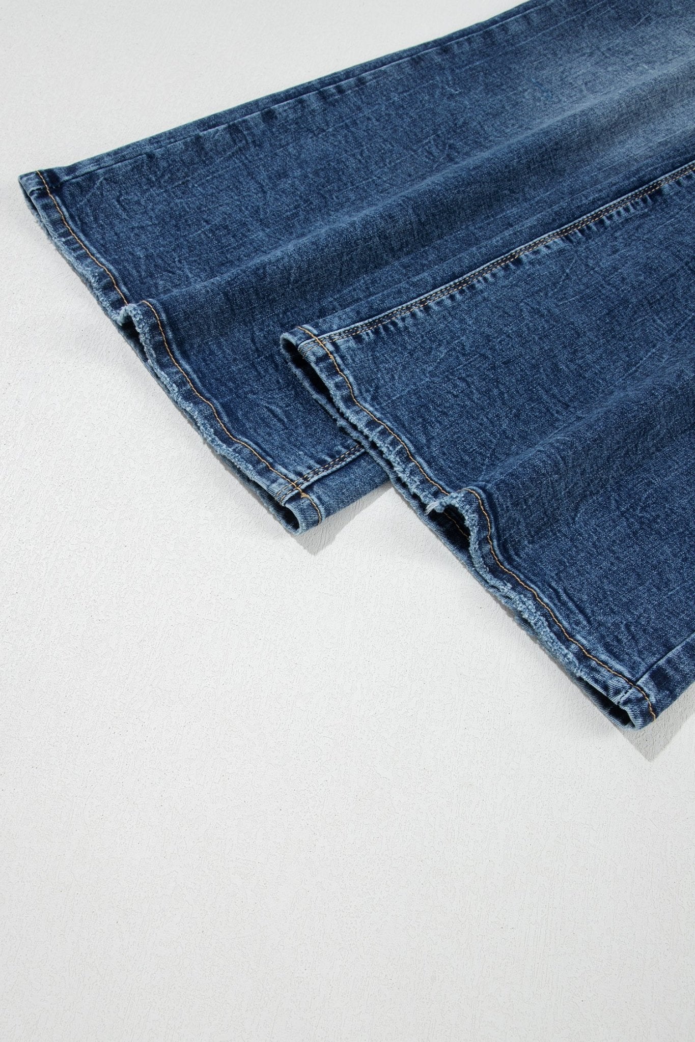 Double Button High Rise Waisted Flare Jeans | Zarnesh