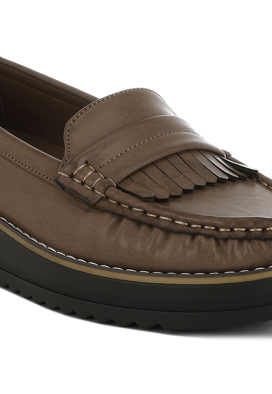 Women’s Croyda Fringed Nubuck Loafers | Zarnesh