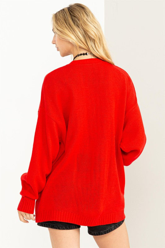 Women True Story Open Front Cardigan Sweater | Zarnesh