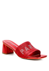 Women's Messels Diamante Embellished Paris Sandals - Sophisticated Footwear | Zarnesh