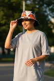 Fashion Vintage Mix Chain Print Bucket Hat | Zarnesh