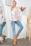 Women Pink Leopard Print Hoodie Vest | Zarnesh