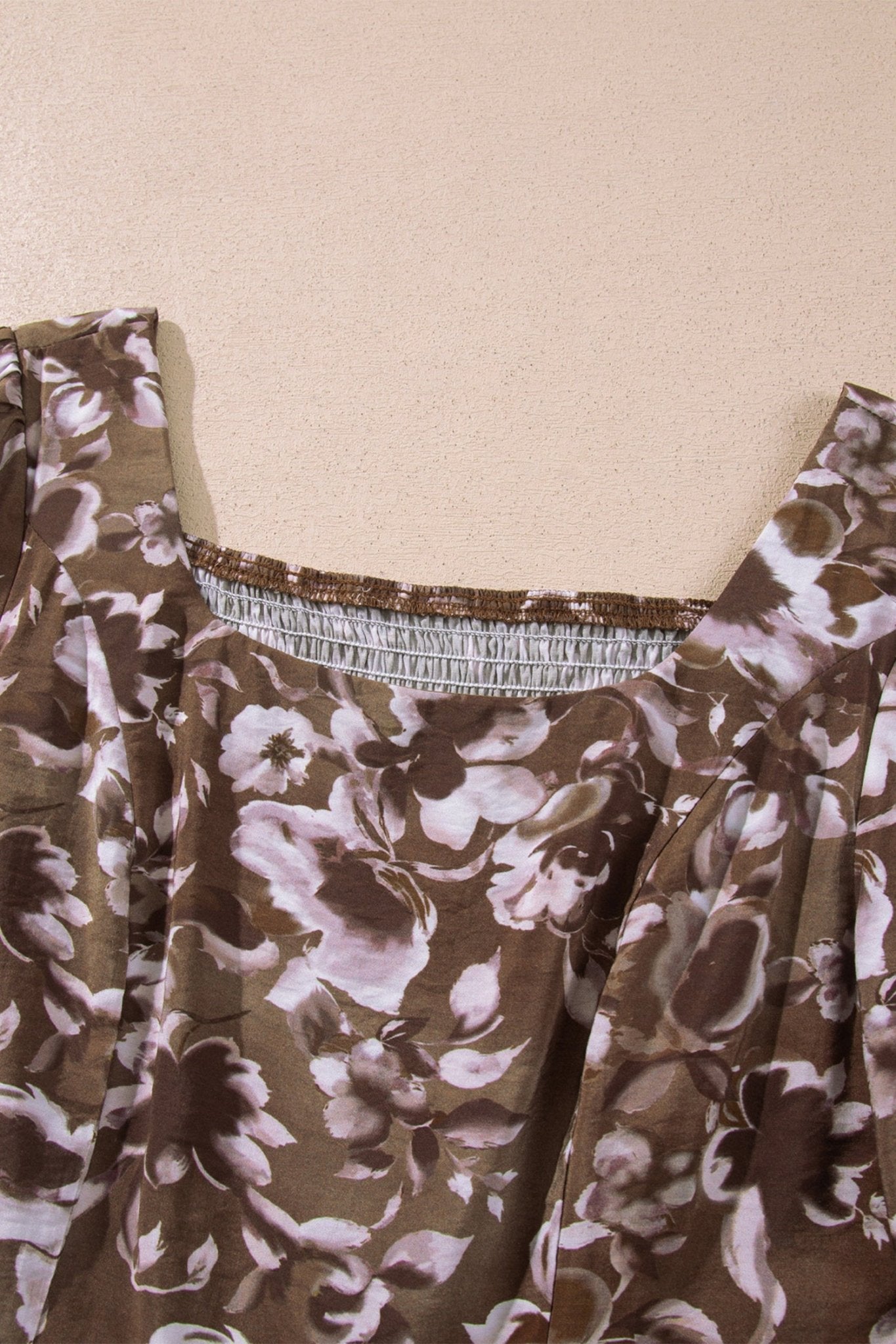 Floral Square Neck Balloon Sleeve Mini Dress | Zarnesh - Zarnesh - Dresses/Mini Dresses