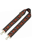 Floral Tribal Guitar 2 inch Crossbody Strap | Zarnesh