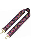 Floral Tribal Guitar 2 inch Crossbody Strap | Zarnesh