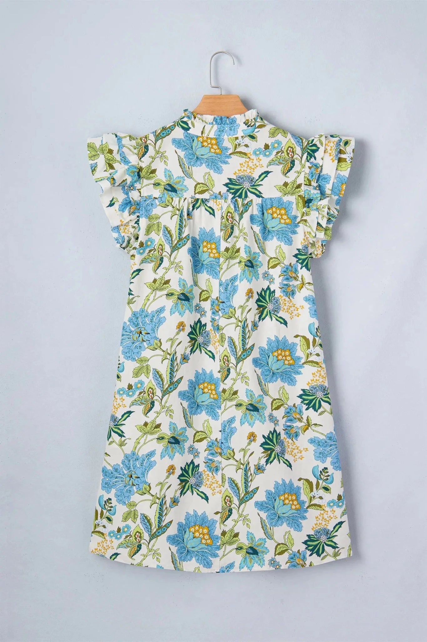 Giuliana Floral Sleeve Shift Mini Dress | Zarnesh