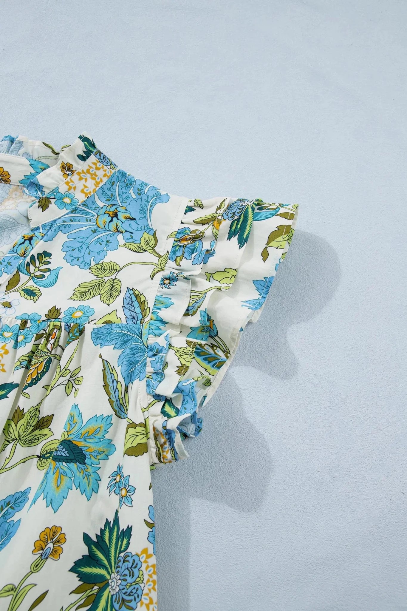 Giuliana Floral Sleeve Shift Mini Dress | Zarnesh