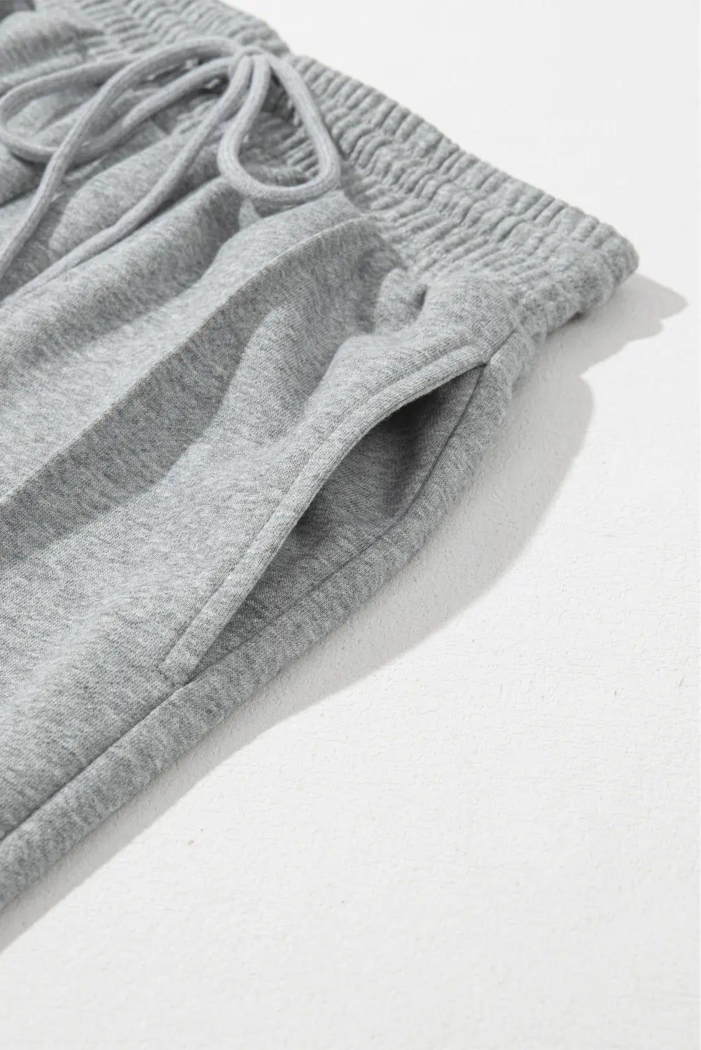 Gray sweatpants on a white background
