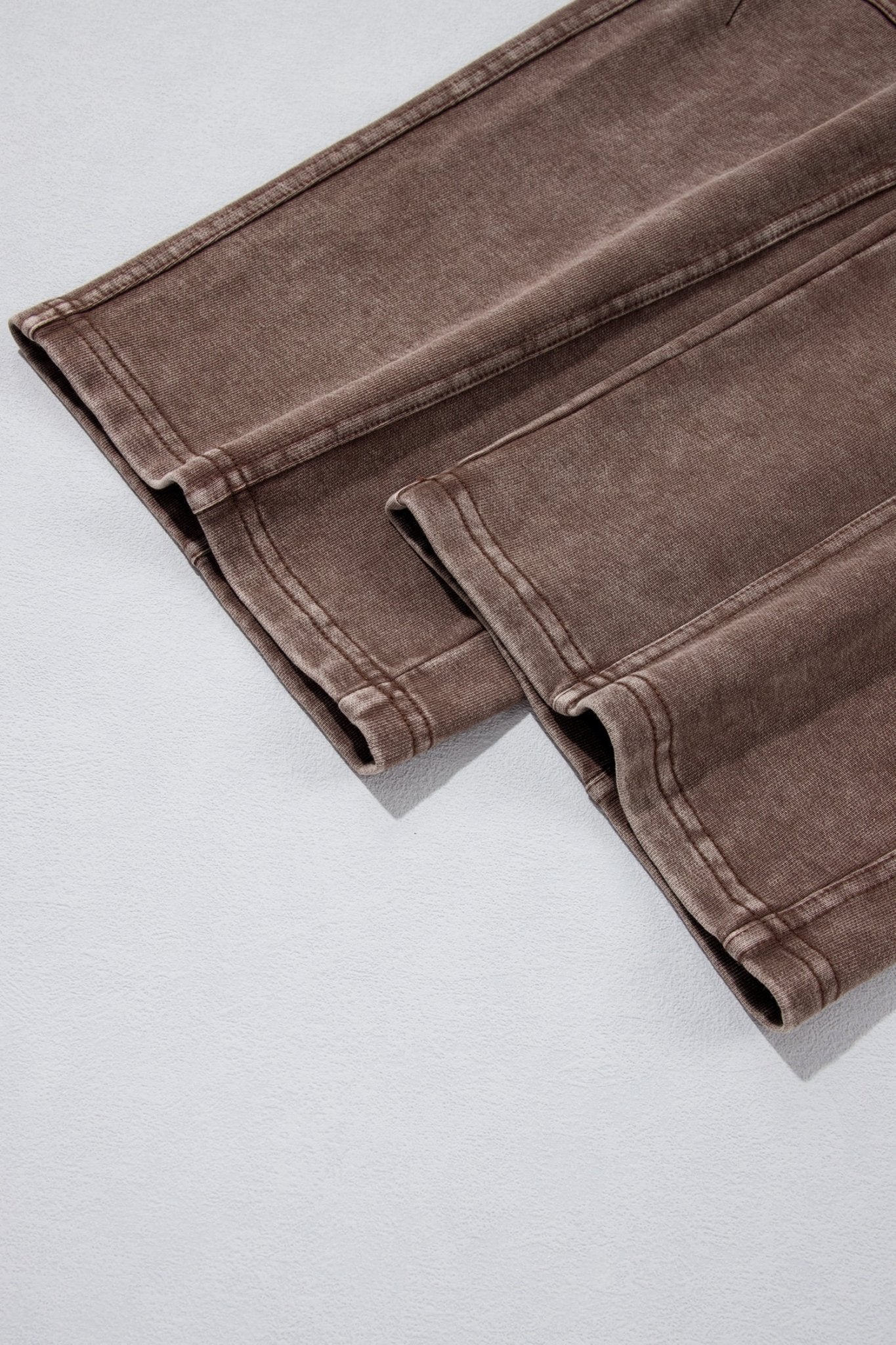 High Waisted Acid Wash Slouchy Sweatpants | Zarnesh