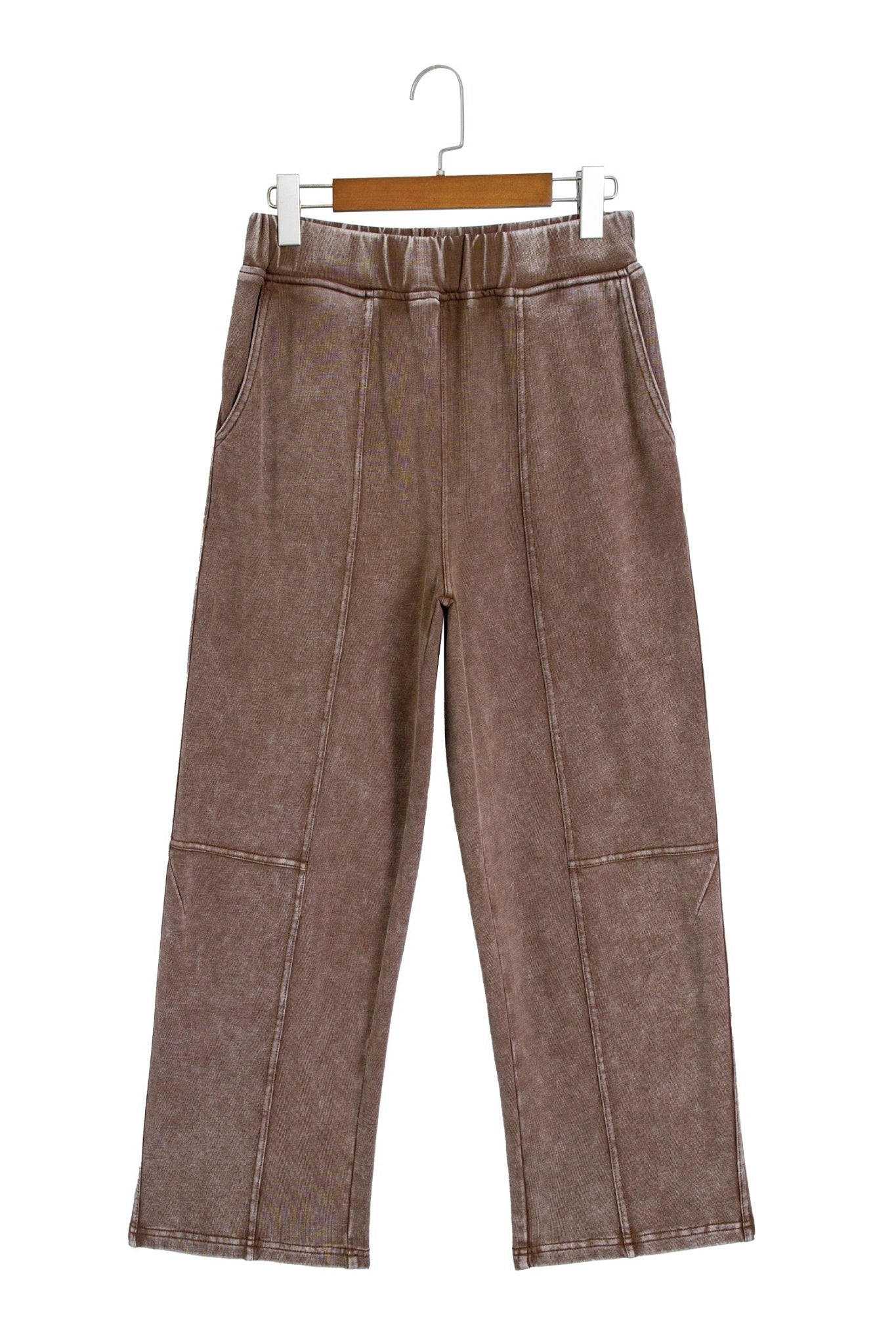 High Waisted Acid Wash Slouchy Sweatpants | Zarnesh