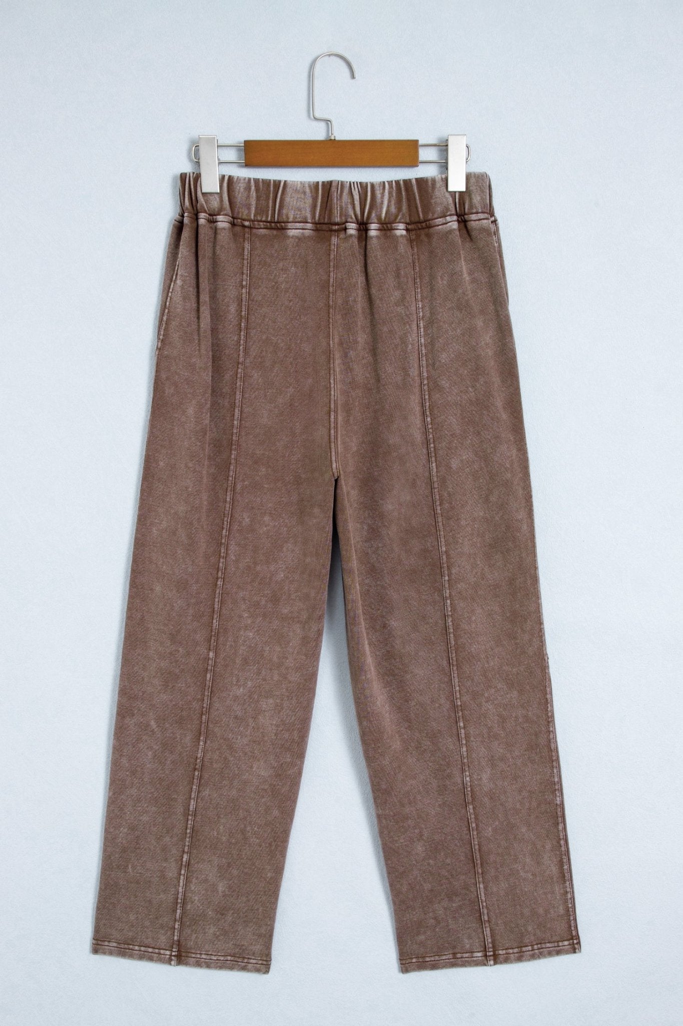 High Waisted Acid Wash Slouchy Sweatpants | Zarnesh