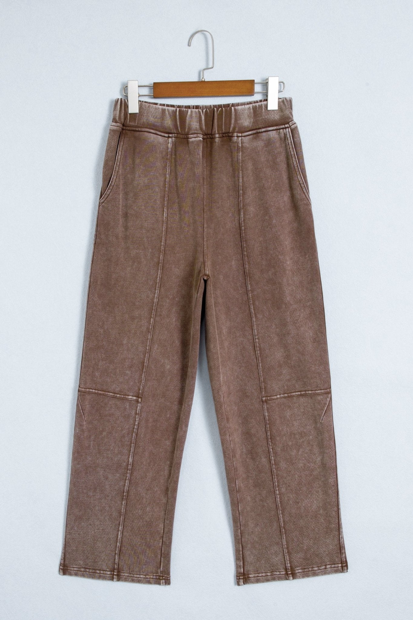 High Waisted Acid Wash Slouchy Sweatpants | Zarnesh