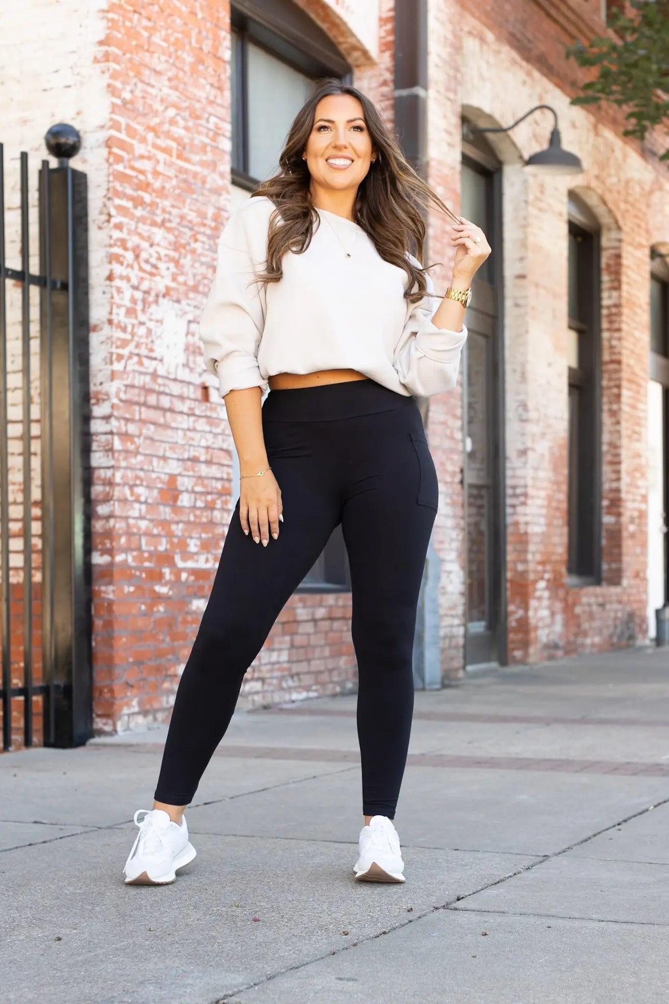 High-Waisted Full-Length Pocket Leggings | Zarnesh