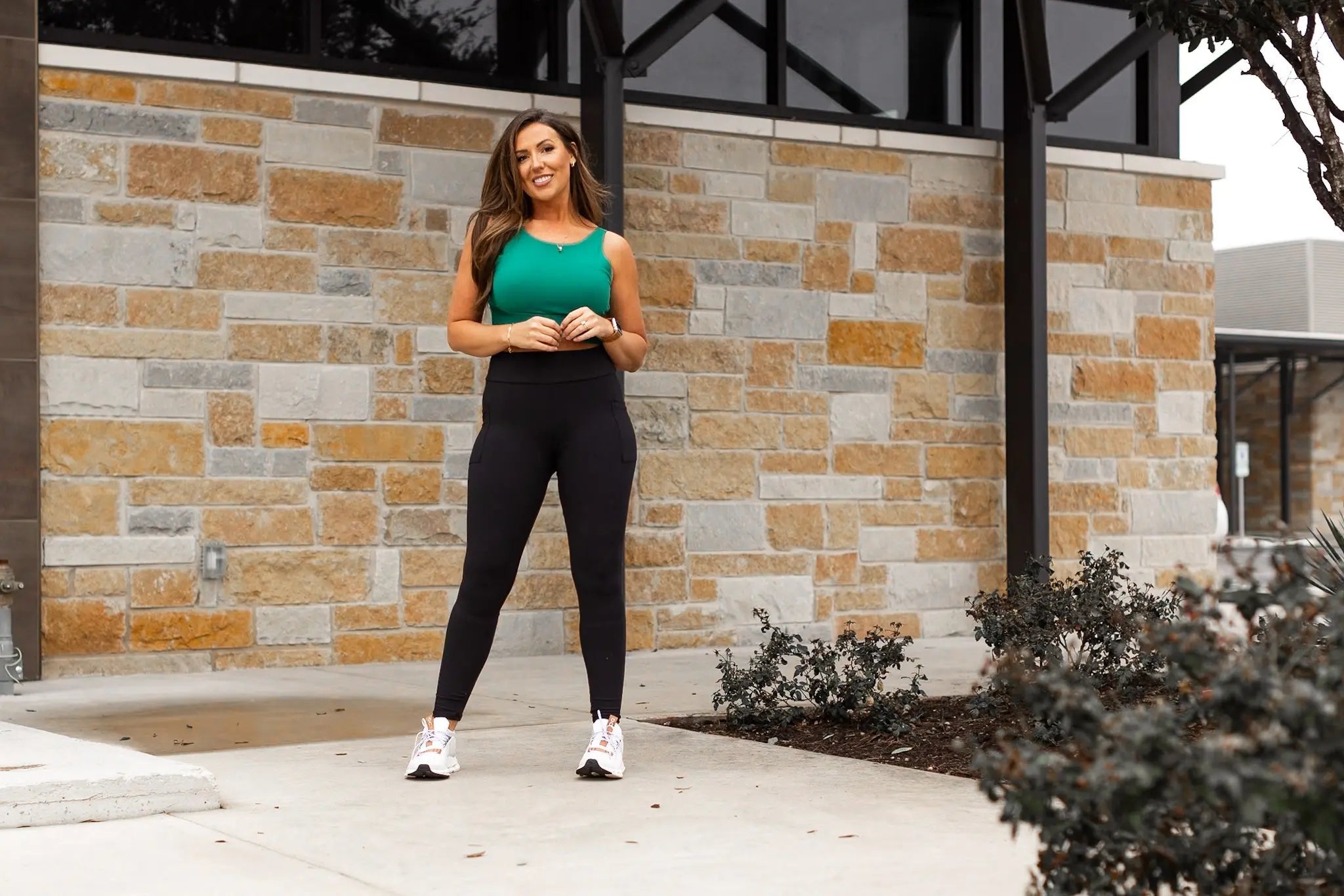 High-Waisted Full-Length Pocket Leggings | Zarnesh