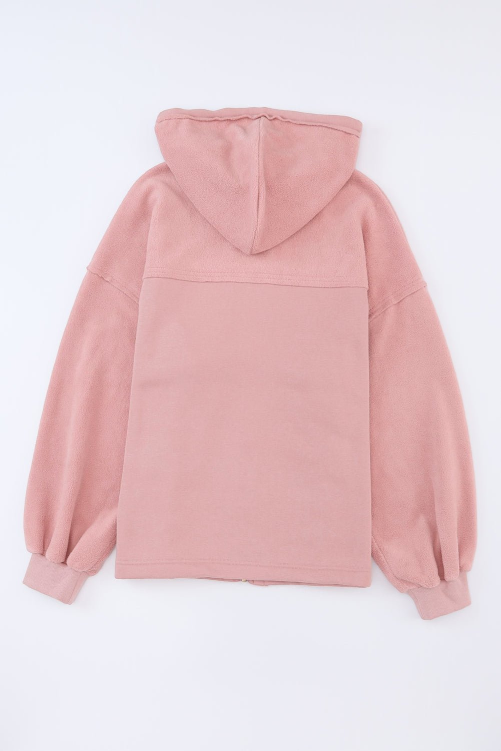 Pink hoodie on a white background