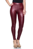 Matte Faux Leather High Waist Leggings | Zarnesh