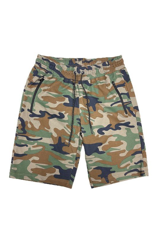 Men Cotton Blend Lounge Sweat Shorts | Zarnesh