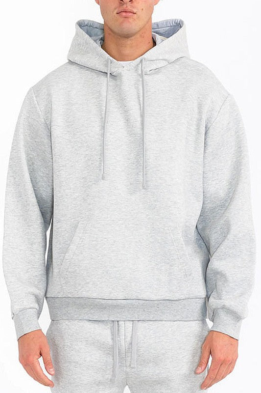 Men’s Casual Solid Fleece Tech Hooded | Zarnesh