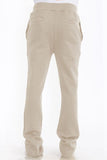 Men’s Fleece Flare Solid Stacked Sweatpants | Zarnesh