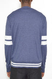 Men's Two Stripe Button Weiv Cardigan | Zarnesh