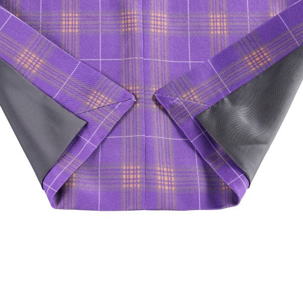 Men’s Violet Plaid Check 3-Piece 2 Button Suit Set | Zarnesh