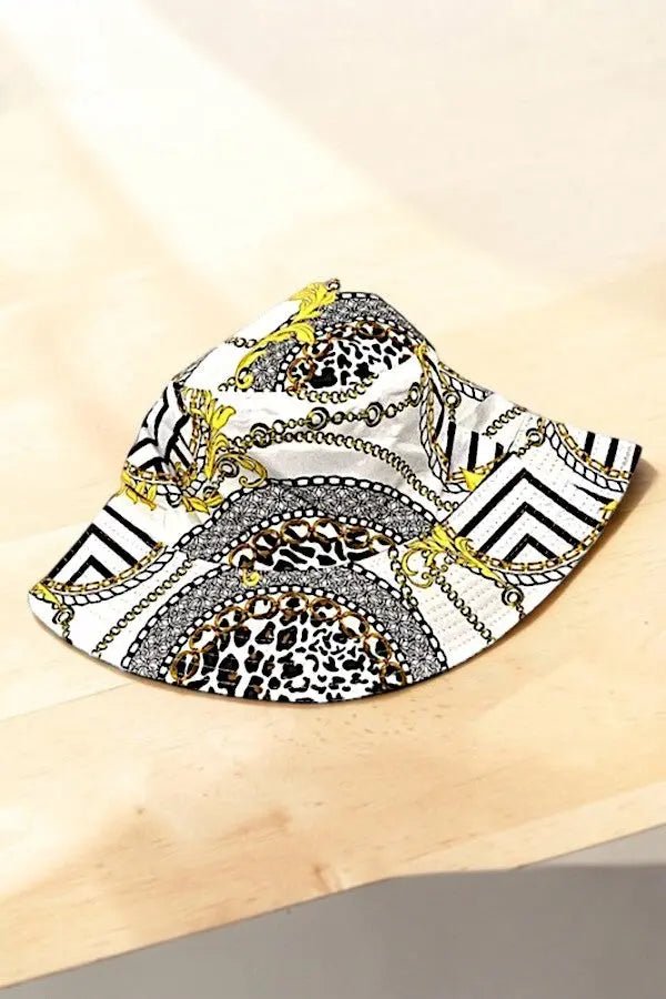 Mix Baroque Chain Print Fashion Bucket Hat | Zarnesh
