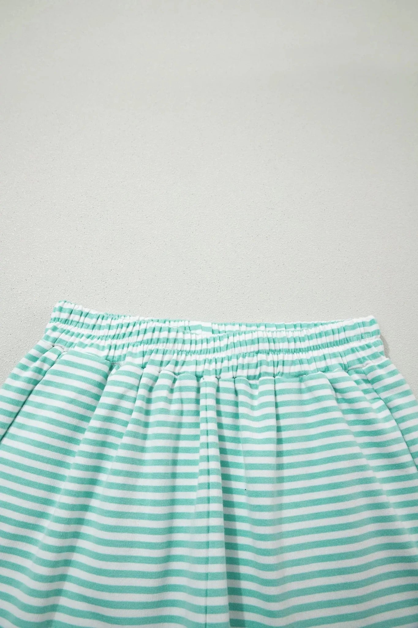 Oversized Stripe Mock Neck Sweatshirt Set | Zarnesh