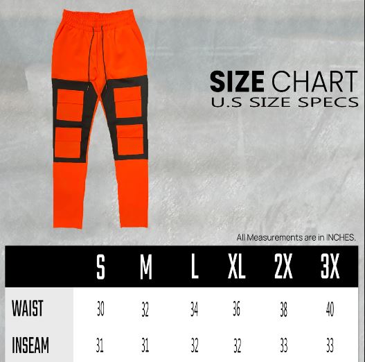 Men's COLOR BLOCK CARGO TRACK PANT | Zarnesh