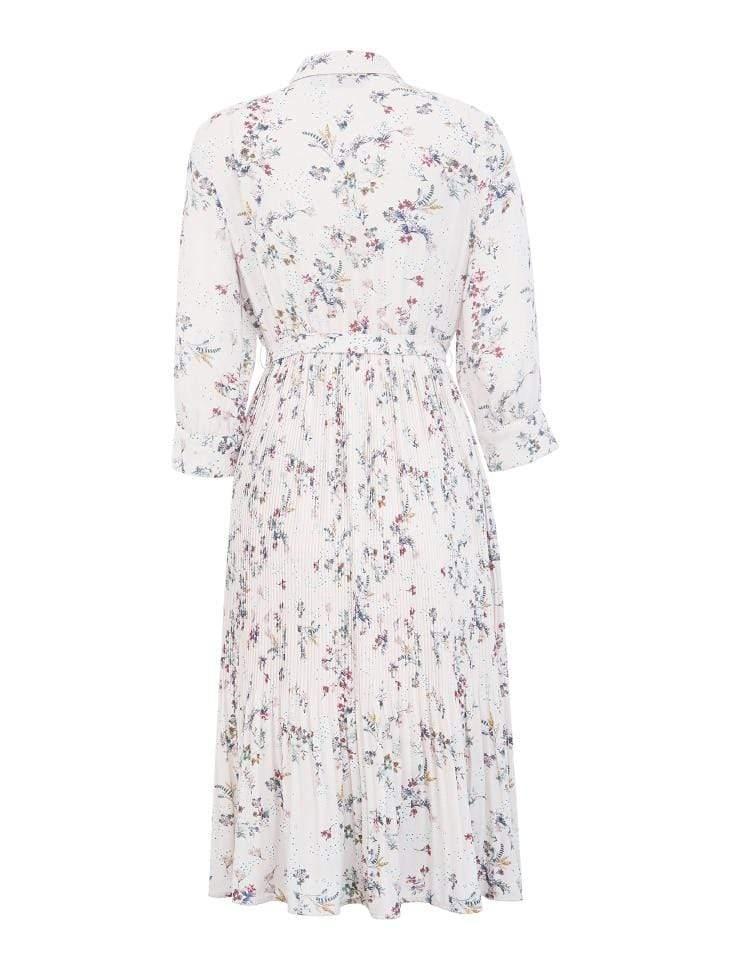 Floral dress on a white background