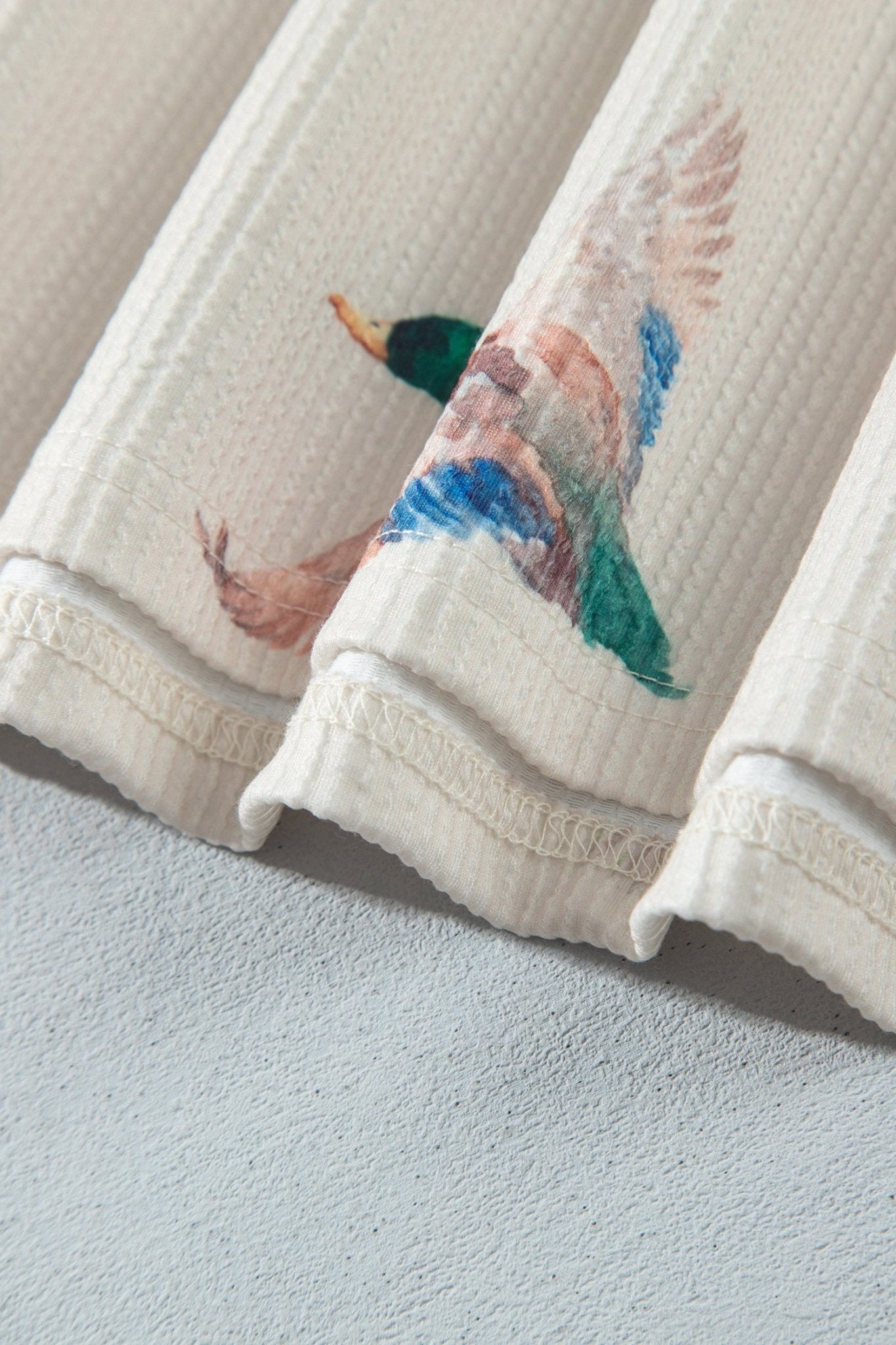 Plus Size Mallard Duck Ribbed Sweatshirt | Zarnesh