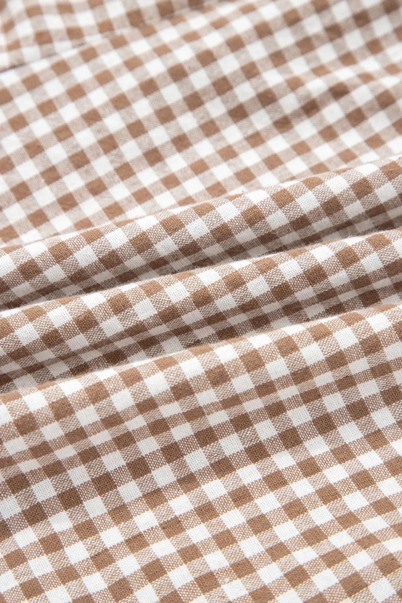 Plus Size Plaid Gingham Ruffle High Waist Shorts | Zarnesh