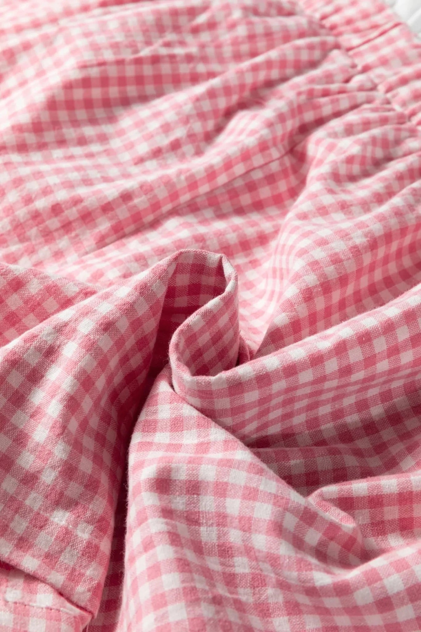 Plus Size Plaid Gingham Ruffle High Waist Shorts | Zarnesh