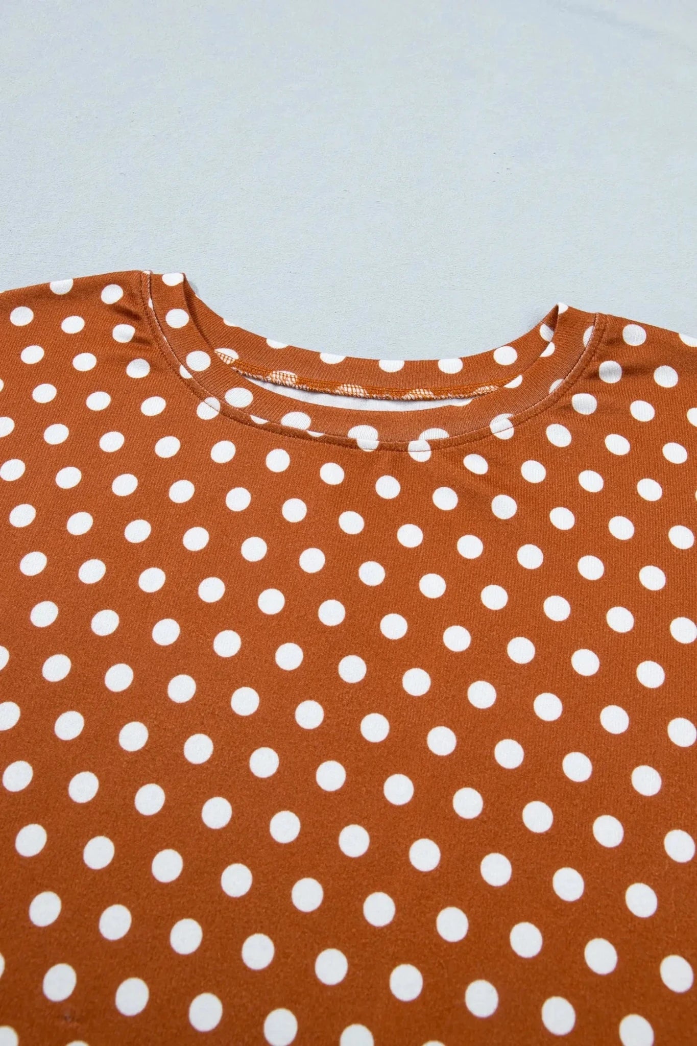 Plus Size Polka Dot Tee & Shorts Set | Zarnesh