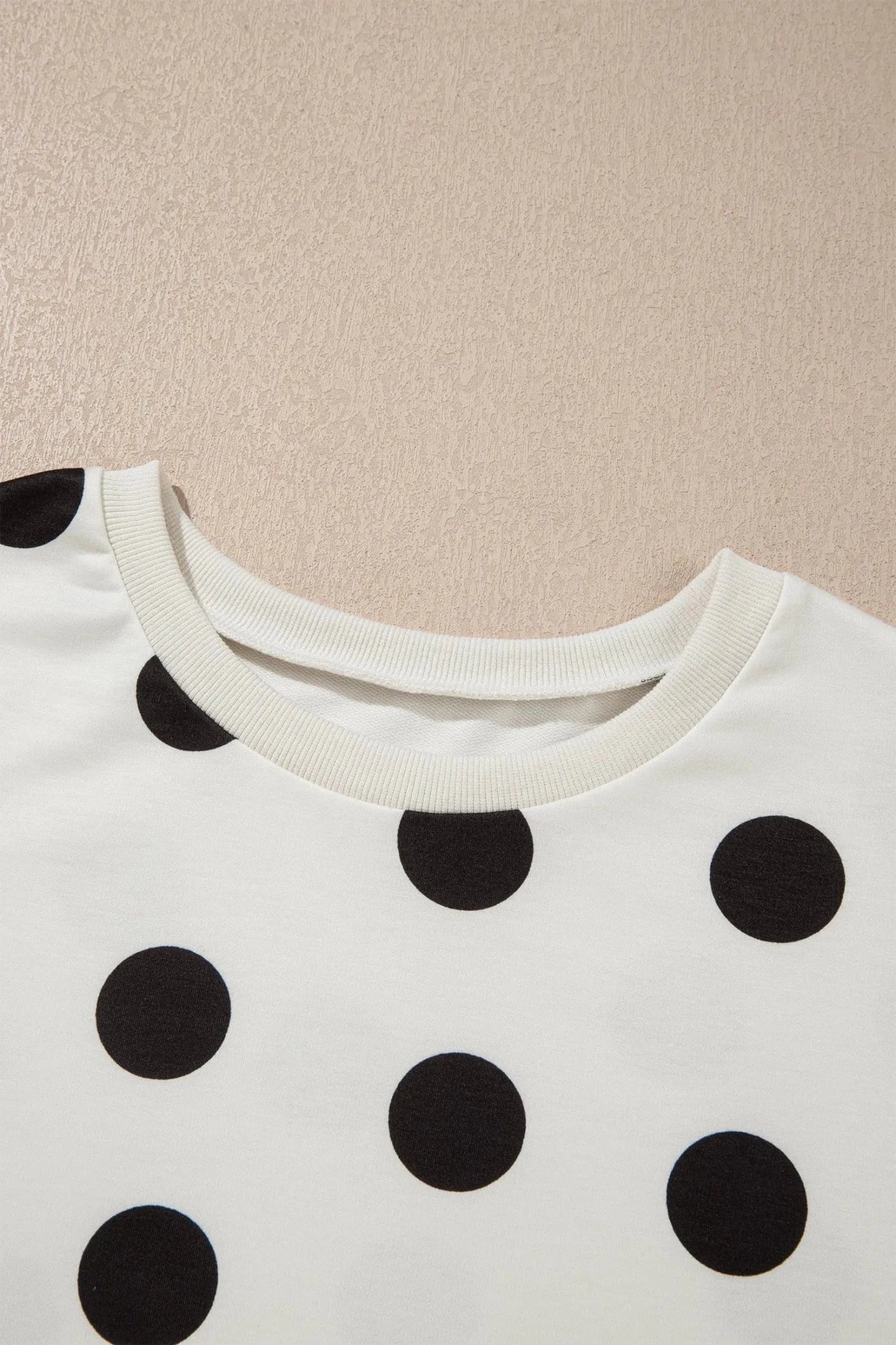 Polka Dot 2-Piece Tee & Drawstring Shorts Set | Zarnesh