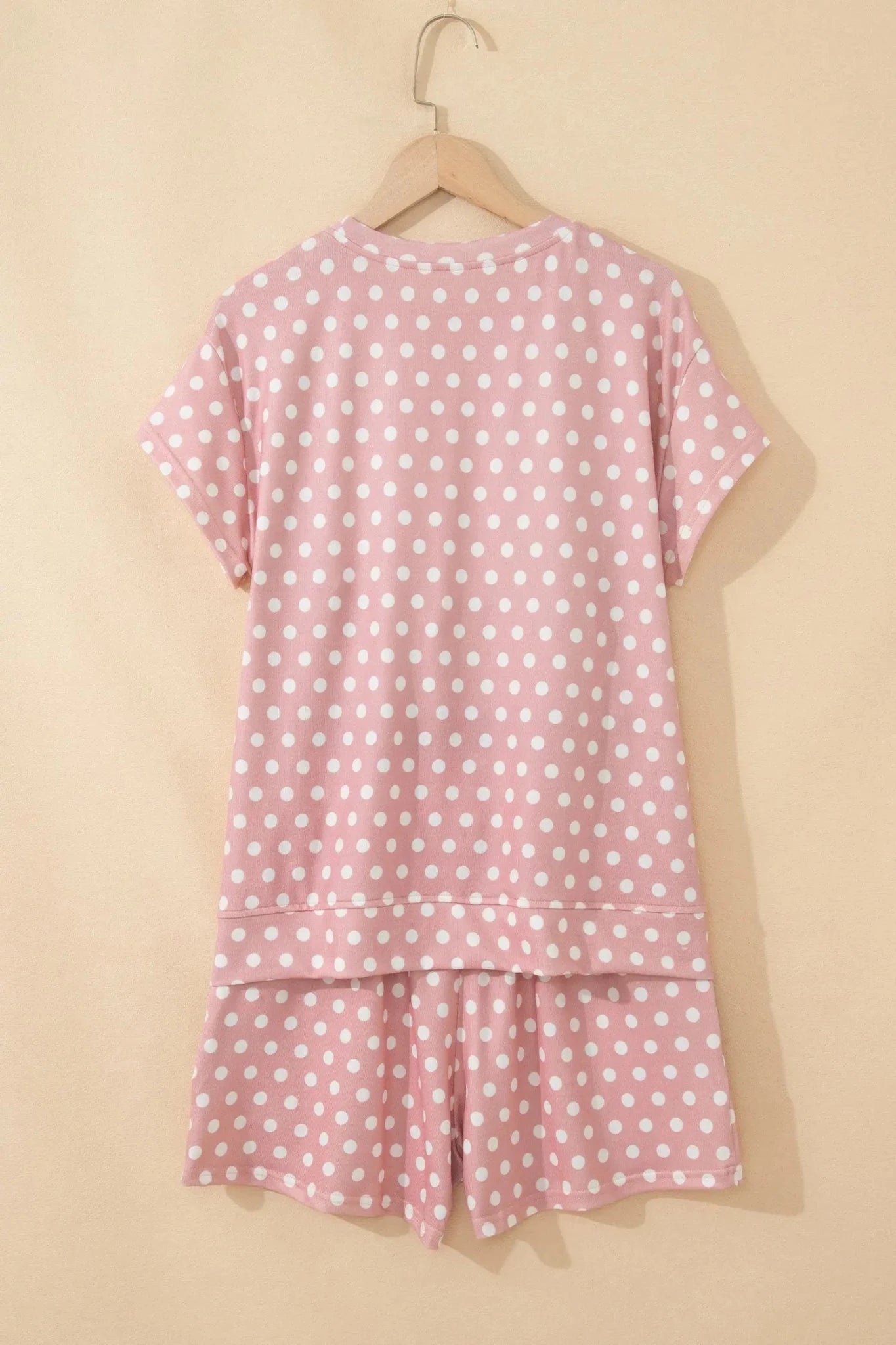 Polka Dot Top & Shorts Two-Piece Lounge Set | Zarnesh